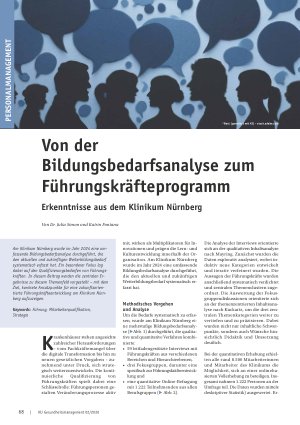 Vorschauseite 1: Von der Bildungsbedarfsanalyse zum Führungskräfteprogramm Erkenntnisse aus dem Klinikum Nürnberg