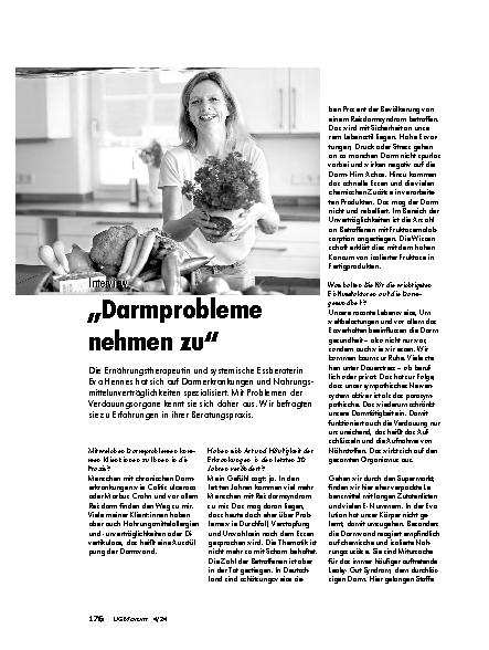 Vorschauseite 1: Darmprobleme nehmen zu.