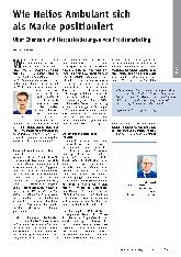 Vorschauseite 1: Wie Helios Ambulant sich als Marke positioniert