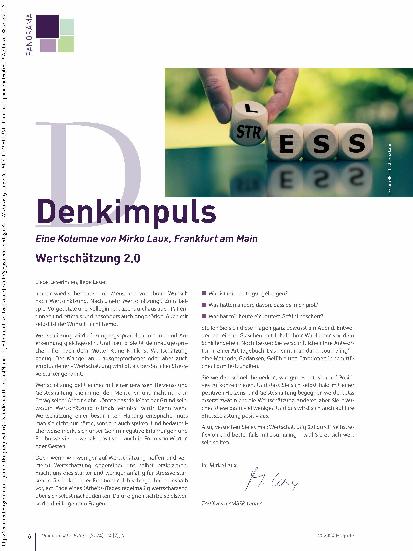 Vorschauseite 1: Denkimpuls Wertschätzung 2.0