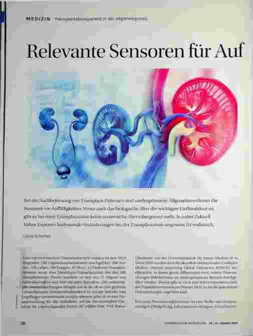Vorschauseite 1: Relevante Sensoren für Auffälligkeiten