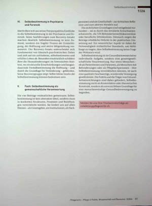 Vorschauseite 2: Selbstbestimmung - ein Recht zwischen Anspruch und Wirklichkeit
