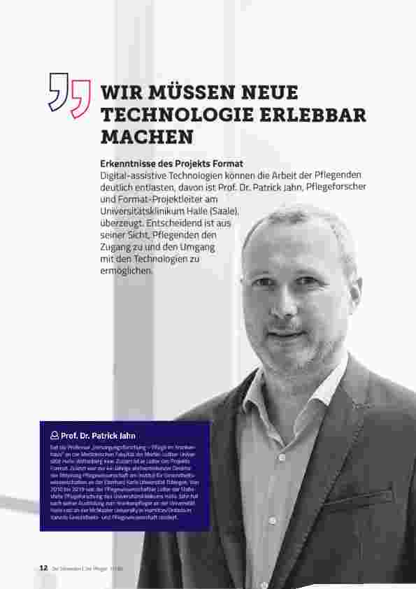 Vorschauseite 1: WIR MÜSSEN NEUE V-TECHNOLOGIE ERLEBBAR MACHEN.