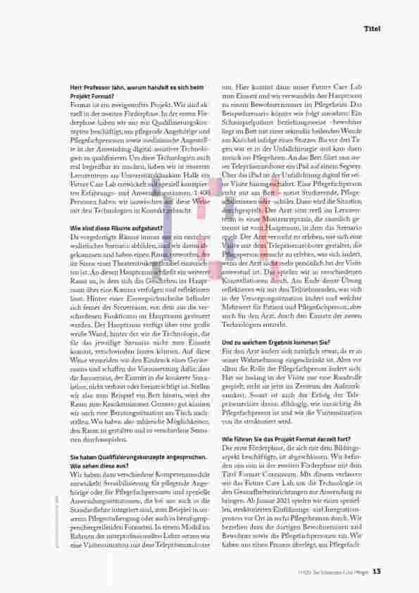 Vorschauseite 2: WIR MÜSSEN NEUE V-TECHNOLOGIE ERLEBBAR MACHEN.