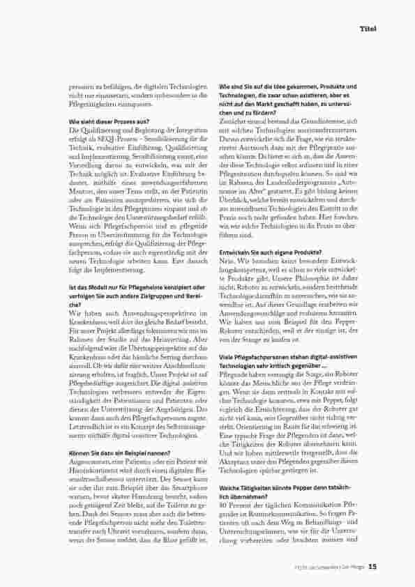 Vorschauseite 4: WIR MÜSSEN NEUE V-TECHNOLOGIE ERLEBBAR MACHEN.