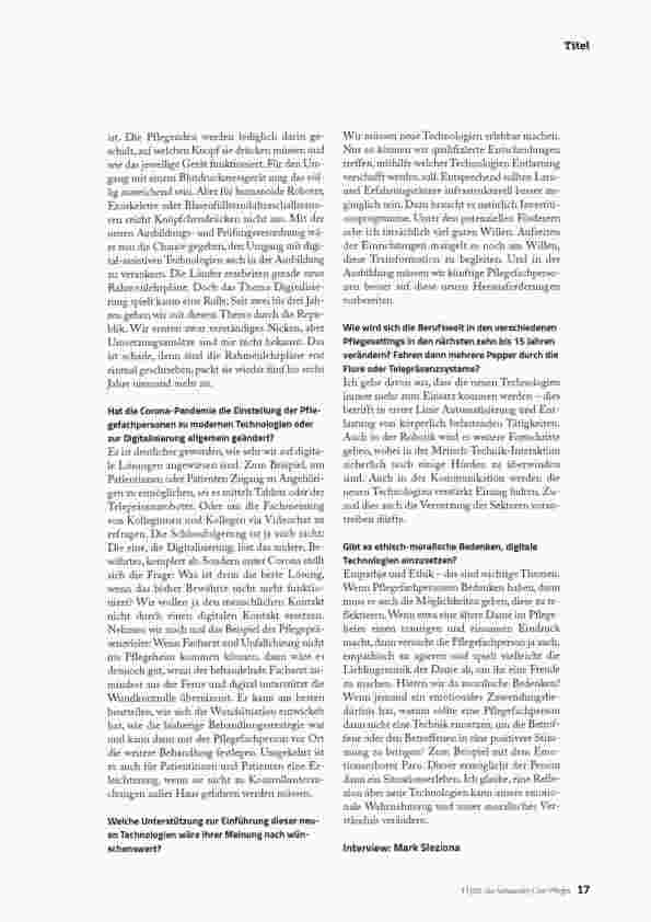 Vorschauseite 6: WIR MÜSSEN NEUE V-TECHNOLOGIE ERLEBBAR MACHEN.