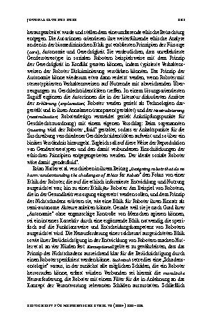 Vorschauseite 2: Soziale Roboter in Medizin und Pflege. Ethische Bewertungen im Ausgang von idealen Eigenschaften und Fähigkeiten.