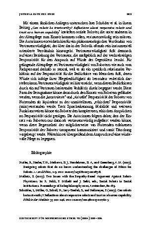 Vorschauseite 4: Soziale Roboter in Medizin und Pflege. Ethische Bewertungen im Ausgang von idealen Eigenschaften und Fähigkeiten.