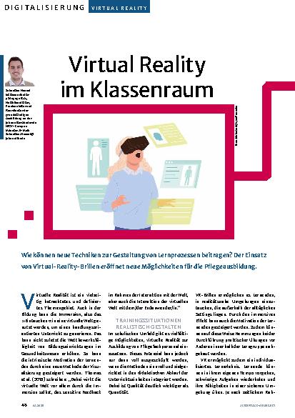 Vorschauseite 1: Virtual Reality im Klassenraum