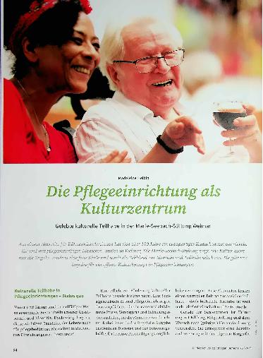 Vorschauseite 1: Die Pflegeeinrichtung als Kulturzentrum