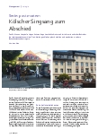 Vorschauseite 1: Serie: Post Mortem Kölscher Singsang zum Abschied