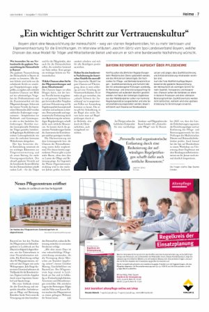 Vorschauseite 1: „Ein wichtiger Schritt zur Vertrauenskultur“