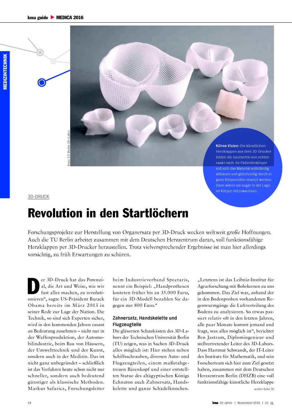 Vorschauseite 1: 3D-Druck: Revolution in den Startlöchern