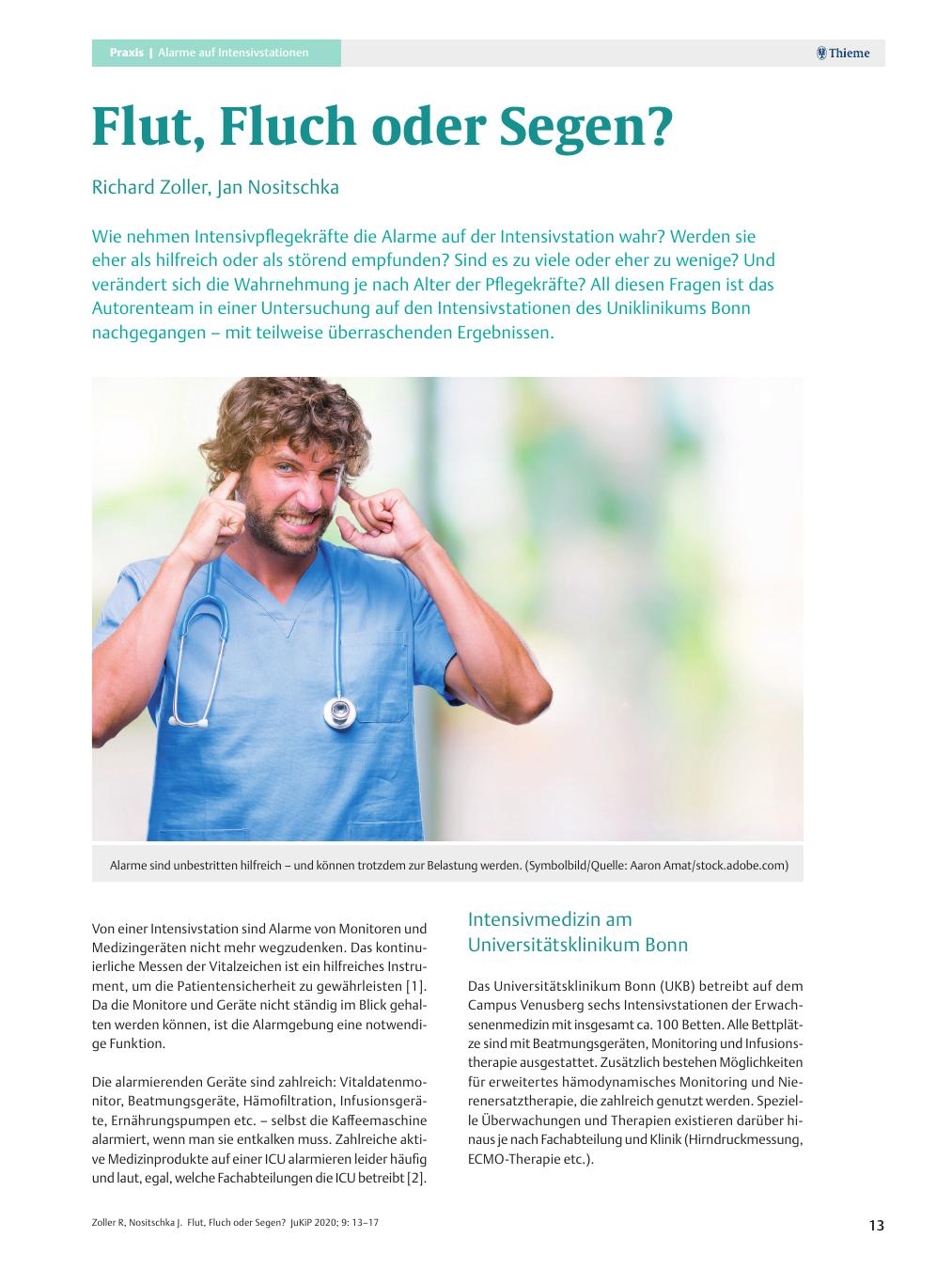 Vorschauseite 1: Flut, Fluch oder Segen?