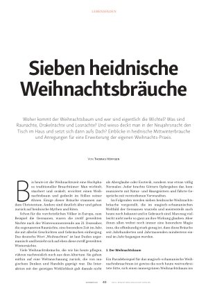 Vorschauseite 1: Sieben heidnische Weihnachtsbräuche