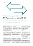 Vorschauseite 1: Ambulantisierung und Hybrid-DRG-SV-Pauschale folgt auf DRG.