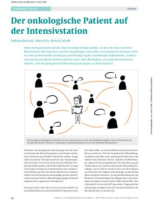 Vorschauseite 1: Der onkologische Patient auf der Intensivstation