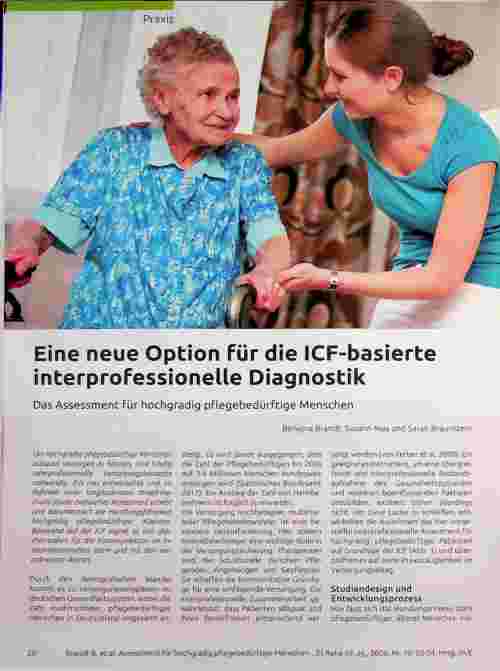 Vorschauseite 1: Eine neue Option für die ICF-basierte interprofessionelle Diagnostik