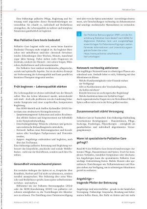 Vorschauseite 2: Palliative Care in der Spitex Ein Plädoyer für die frühzeitige Integration der Palliative Care