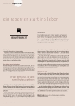 Vorschauseite 1: Ein rasanter Start ins Leben