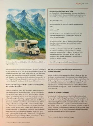 Vorschauseite 2: „Ich würde wieder so handeln^ Begleitung bei „Siggis letzter Reise“ in die Schweiz - ein Rückblick