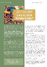 Vorschauseite 1: Selbstbestimmt das Glück schmieden?