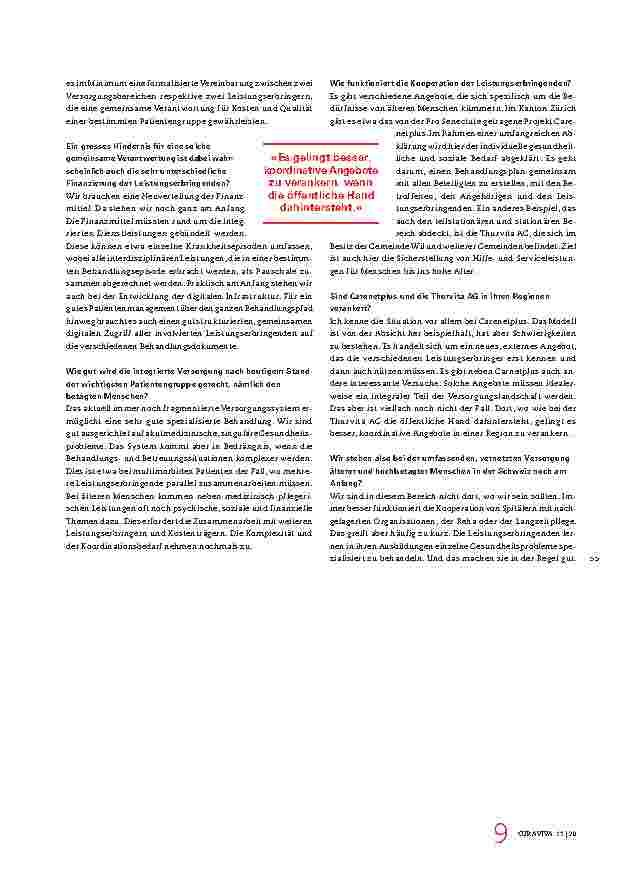 Vorschauseite 4: "Es handelt sich oft um Insellösungen."