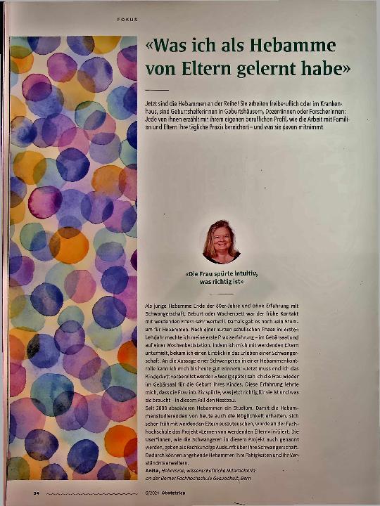 Vorschauseite 1: "Was ich als Hebamme von Eltern gelernt habe"