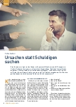 Vorschauseite 1: Fehlerkultur: Ursachen statt Schuldigen suchen