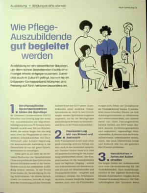 Vorschauseite 1: Wie Pflege-Auszubildende gut begleitet werden