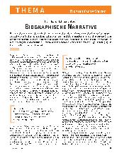 Vorschauseite 2: Biografische Narrative