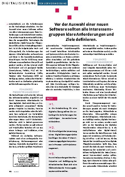 Vorschauseite 3: Die 4 Sünden der Digitalisierung