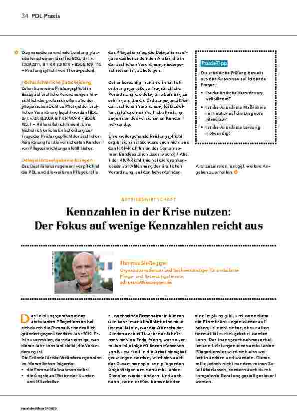 Vorschauseite 2: Gibt es eine Prüfungspflicht der ärztlichen Verordnung für Pflegekräfte?
