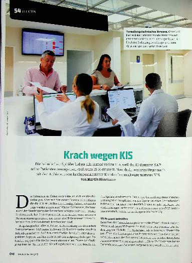 Vorschauseite 1: Krach wegen KIS