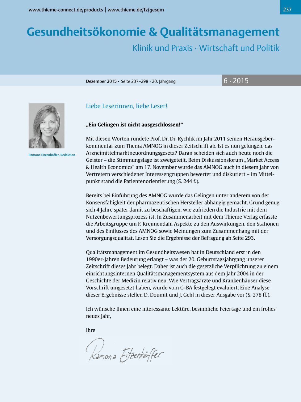 Vorschauseite 1: Liebe Leserinnen, liebe Leser!