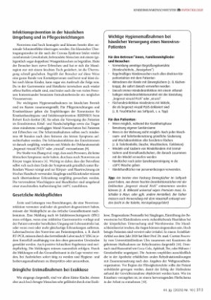 Vorschauseite 4: Norovirusinfektionen bei Kindern: Epidemiologie, Gang der Diagnostik und dringliche Erstmaßnahmen