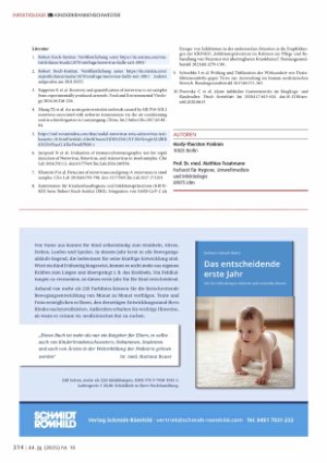 Vorschauseite 5: Norovirusinfektionen bei Kindern: Epidemiologie, Gang der Diagnostik und dringliche Erstmaßnahmen