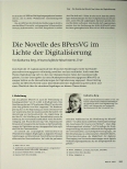Vorschauseite 1: Die Novelle des BPersVG im Lichte der Digitalisierung