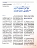 Vorschauseite 1: Bewegungsanleitung und Ernährungsberatung bei Krebspatienten - Ergebnisse eines 5-Jahres-Follow-up