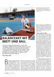 Vorschauseite 1: Balanceakt mit Brett und Ball