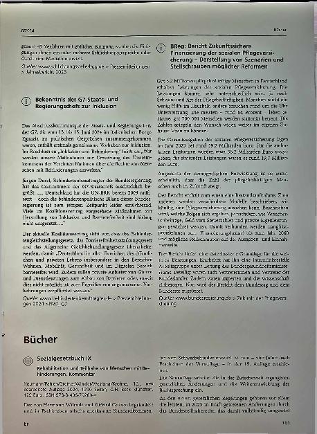 Vorschauseite 2: Jahresbericht 2023 der Schlichtungsstelle BGG