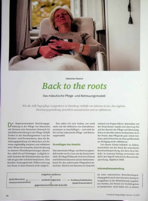 Vorschauseite 1: Back to the roots Das mäeutische Pflegeund Betreuungsmodell