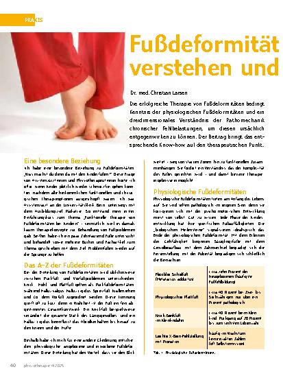 Vorschauseite 1: Fußdeformmität verstehen und behandeln