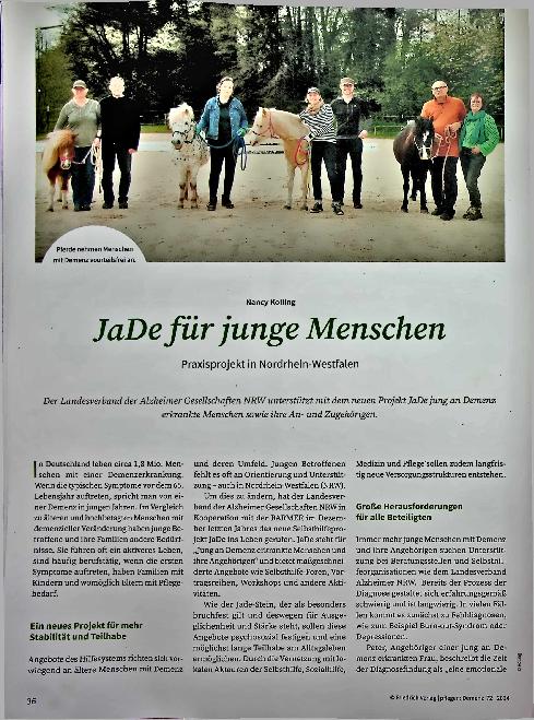 Vorschauseite 1: Ja, dafür junge Menschen Praxisprojekt in Nordrhein-Westfalen.