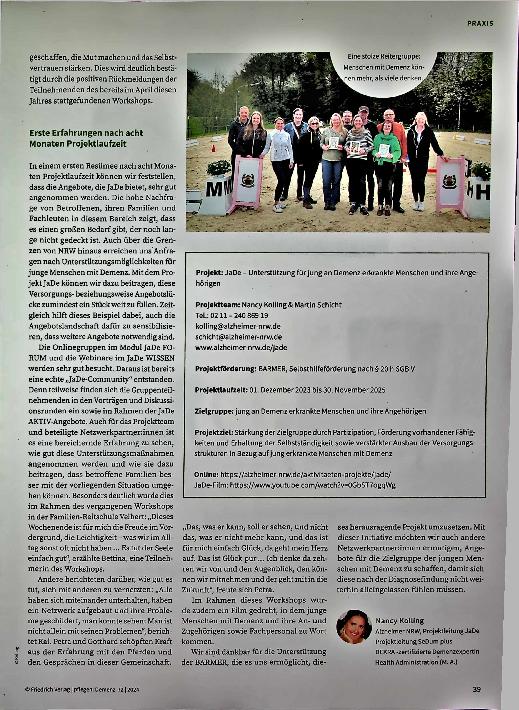 Vorschauseite 4: Ja, dafür junge Menschen Praxisprojekt in Nordrhein-Westfalen.