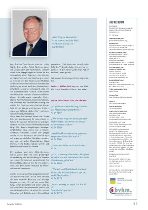 Vorschauseite 4: Zuhören, verstehen, gestalten. Die neue Geschäftsführerin des bvkm im Gespräch