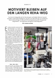 Vorschauseite 1: Motiviert bleiben auf dem langen Reha-Weg