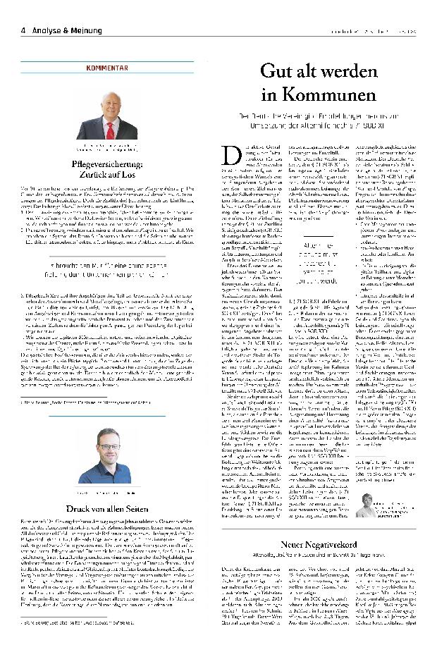 Vorschauseite 1: Gut alt werden in Kommunen