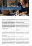 Vorschauseite 1: Fortund Weiterbildung ist nicht nur ein Instrument der Personalentwicklung.