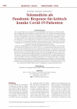 Vorschauseite 1: Telemedizin als Pandemic Response für kritisch kranke Covid-19-Patienten